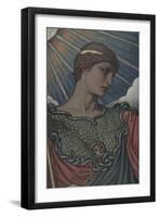 Head of Minerva, Study for the Jefferson Building, Library of Congress, c.1898-Elihu Vedder-Framed Art Print