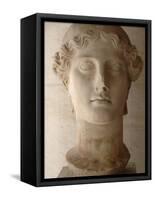 Head of Nike (Ii Century Ad), Agora Museum, Athens, Greece-Prisma Archivo-Framed Stretched Canvas