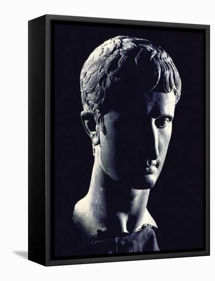 Head of Octavian: the Emperor Augustus-Gjon Mili-Framed Stretched Canvas