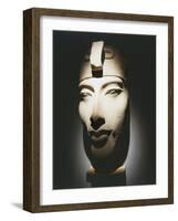 Head of Pharaoh Akhenaten, from Karnak-null-Framed Giclee Print