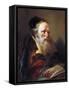 Head of Philosopher, C.1750-60-Giandomenico Tiepolo-Framed Stretched Canvas