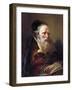 Head of Philosopher, C.1750-60-Giandomenico Tiepolo-Framed Giclee Print