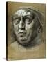 Head of Pope Leo X-Giulio Romano-Stretched Canvas