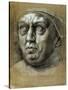 Head of Pope Leo X-Giulio Romano-Stretched Canvas