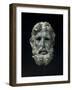 Head of Poseidon / Antigonos Doson, 227-221 BC (Bronze)-Greek school-Framed Giclee Print