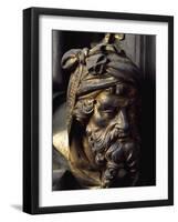 Head of Prophet, Bronze Panel-Lorenzo Ghiberti-Framed Giclee Print