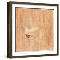 Head of Proserpine-Dante Gabriel Rossetti-Framed Giclee Print