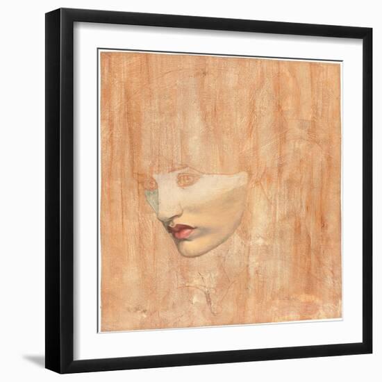 Head of Proserpine-Dante Gabriel Rossetti-Framed Giclee Print