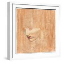 Head of Proserpine-Dante Gabriel Rossetti-Framed Giclee Print