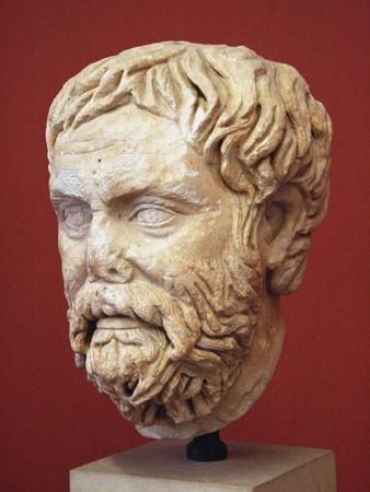 Pyrrho Head of Pyrrho of Elis (Roman copy from a Greek Original), Giclee Print ...