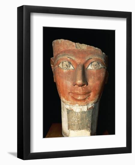 Head of Queen Hatshepsut from Deir El-Bahari-null-Framed Giclee Print