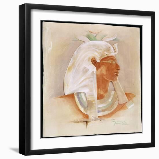 Head of Queen Makare Hatshepsut-Howard Carter-Framed Giclee Print