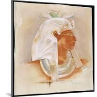 Head of Queen Makare Hatshepsut-Howard Carter-Mounted Giclee Print