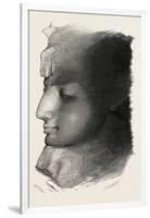 Head of Queen Nefertari, from Aboo Limbel, Egypt, 1879-null-Framed Giclee Print