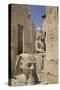 Head of Ramses Ii in Foreground and Colosssus of Ramses Ii Behind-Richard Maschmeyer-Stretched Canvas