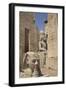 Head of Ramses Ii in Foreground and Colosssus of Ramses Ii Behind-Richard Maschmeyer-Framed Photographic Print