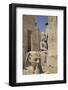 Head of Ramses Ii in Foreground and Colosssus of Ramses Ii Behind-Richard Maschmeyer-Framed Photographic Print