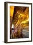 Head of Reclining Buddha, Wat Pho, Bangkok, Thailand, Southeast Asia, Asia-Lee Frost-Framed Photographic Print