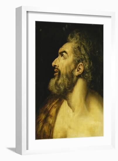 Head of Saint John the Baptist-Floris Frans-Framed Giclee Print