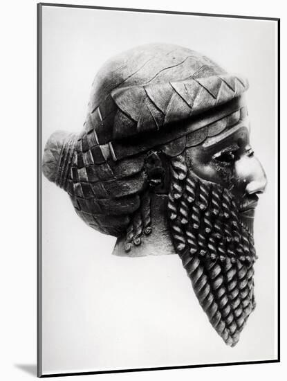 Head of Sargon I 2400-2200 BC-Mesopotamian-Mounted Giclee Print