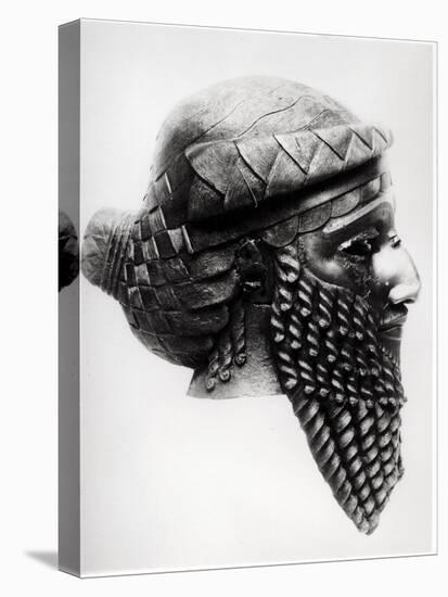 Head of Sargon I 2400-2200 BC-Mesopotamian-Stretched Canvas
