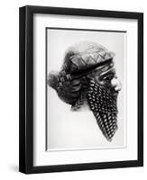 Head of Sargon I 2400-2200 BC-Mesopotamian-Framed Giclee Print