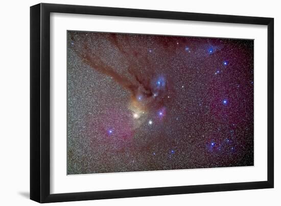 Head of Scorpius with Celestial Deep Sky Objects-null-Framed Photographic Print