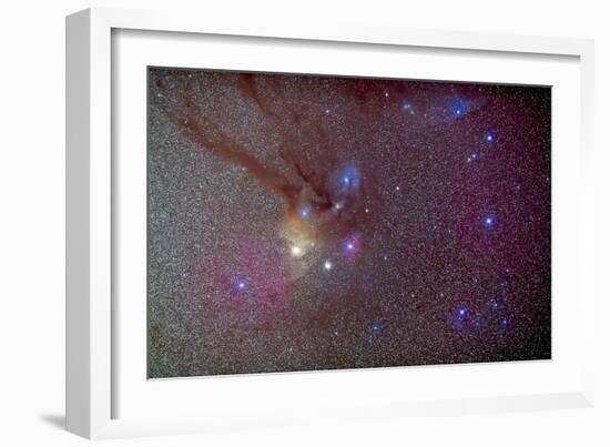 Head of Scorpius with Celestial Deep Sky Objects-null-Framed Photographic Print