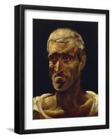 Head of Shipwrecked Man, 1819-Théodore Géricault-Framed Giclee Print