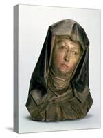 Head of St. Anne, 1500-10-Tilman Riemenschneider-Stretched Canvas