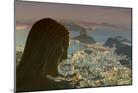Head of Statue of Christ the Redeemer, Corcovado, Rio De Janeiro, Brazil, South America-Angelo-Mounted Photographic Print