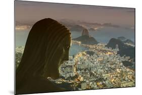 Head of Statue of Christ the Redeemer, Corcovado, Rio De Janeiro, Brazil, South America-Angelo-Mounted Photographic Print