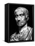 Head of Statue of Julius Caesar, Roman General and Statesman-null-Framed Stretched Canvas