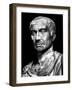 Head of Statue of Julius Caesar, Roman General and Statesman-null-Framed Photographic Print