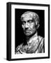 Head of Statue of Julius Caesar, Roman General and Statesman-null-Framed Photographic Print