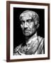 Head of Statue of Julius Caesar, Roman General and Statesman-null-Framed Photographic Print