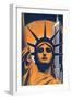 Head of Statue of Liberty-null-Framed Giclee Print