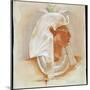 Head of the Ancient Egyptian Queen Makare Hatshepsut, (c early 20th century)-Howard Carter-Mounted Giclee Print