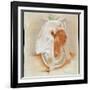 Head of the Ancient Egyptian Queen Makare Hatshepsut, (c early 20th century)-Howard Carter-Framed Giclee Print