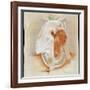 Head of the Ancient Egyptian Queen Makare Hatshepsut, (c early 20th century)-Howard Carter-Framed Giclee Print