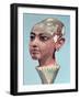 Head of the Child King Tutankhamun (circa 1370-52 BC) Emerging from a Lotus Flower-null-Framed Giclee Print