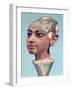 Head of the Child King Tutankhamun (circa 1370-52 BC) Emerging from a Lotus Flower-null-Framed Giclee Print