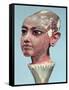 Head of the Child King Tutankhamun (circa 1370-52 BC) Emerging from a Lotus Flower-null-Framed Stretched Canvas