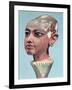 Head of the Child King Tutankhamun (circa 1370-52 BC) Emerging from a Lotus Flower-null-Framed Giclee Print