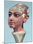 Head of the Child King Tutankhamun (circa 1370-52 BC) Emerging from a Lotus Flower-null-Mounted Giclee Print