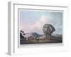 Head of the Colossal Sphinx, Giza, Egypt, 1801-Thomas Milton-Framed Giclee Print