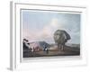 Head of the Colossal Sphinx, Giza, Egypt, 1801-Thomas Milton-Framed Giclee Print