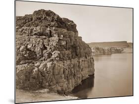 Head of the Dalles, Columbia River, Oregon, about 1883-Carleton Watkins-Mounted Art Print