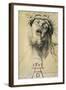 Head of the Dead Christ, 1503. Dramatic drawing of the dead Christ.-Albrecht Dürer-Framed Giclee Print