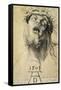 Head of the Dead Christ, 1503. Dramatic drawing of the dead Christ.-Albrecht Dürer-Framed Stretched Canvas